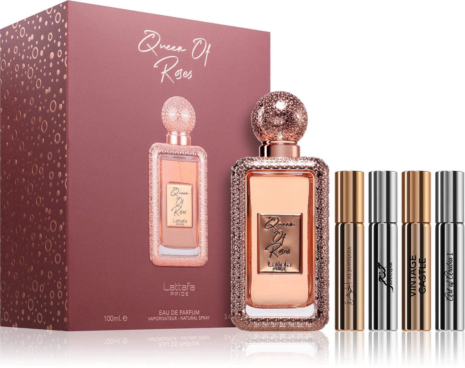 BLOCK36:PROFUMO ARABO LATTAFA QUEEN OF ROSES EDP 100ML