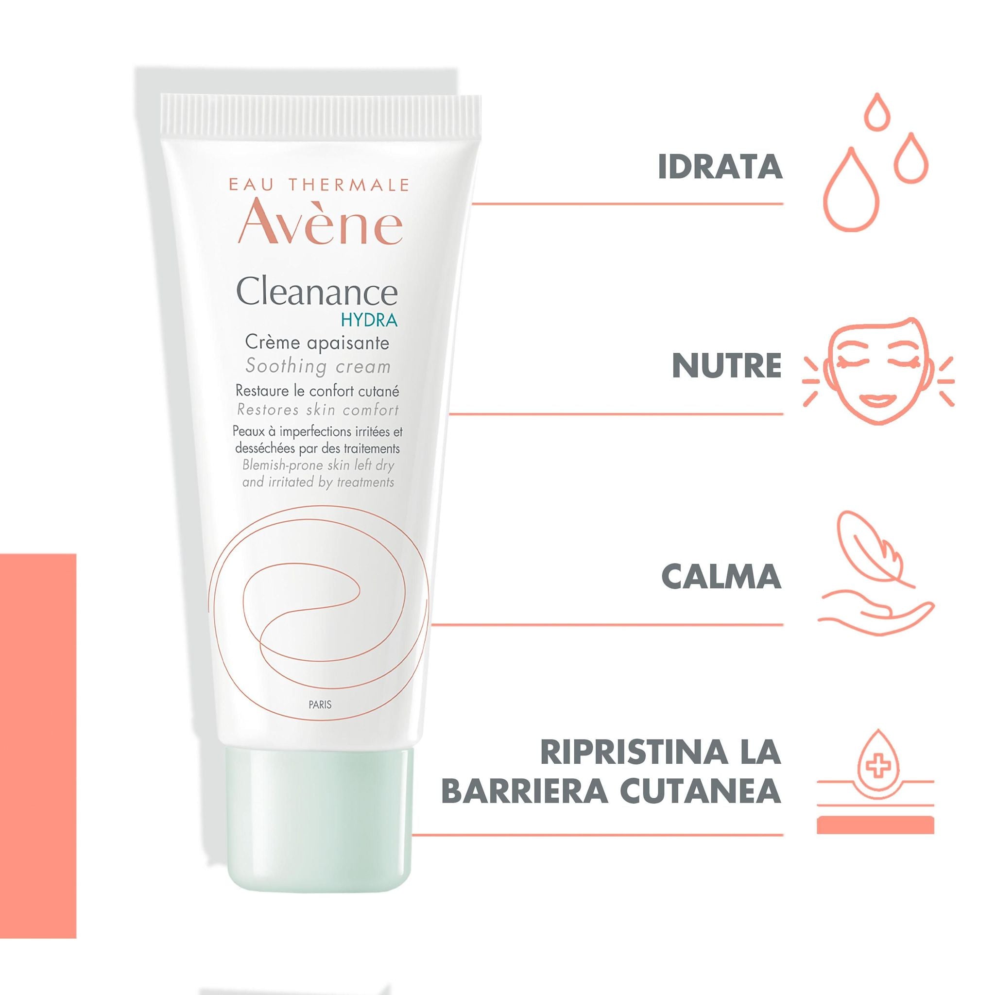BLOCK36: CREMA	AVENE	CLEANANCE HYDRA CREMA LENITIVA 40ml