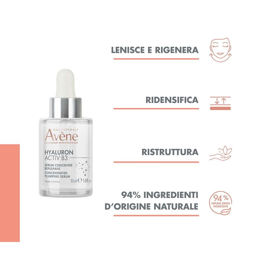 BLOCK36: SIERO	AVENE	HYALURON ACTIV B3 SIERO CONCENTRATO RIMPOLPANTE