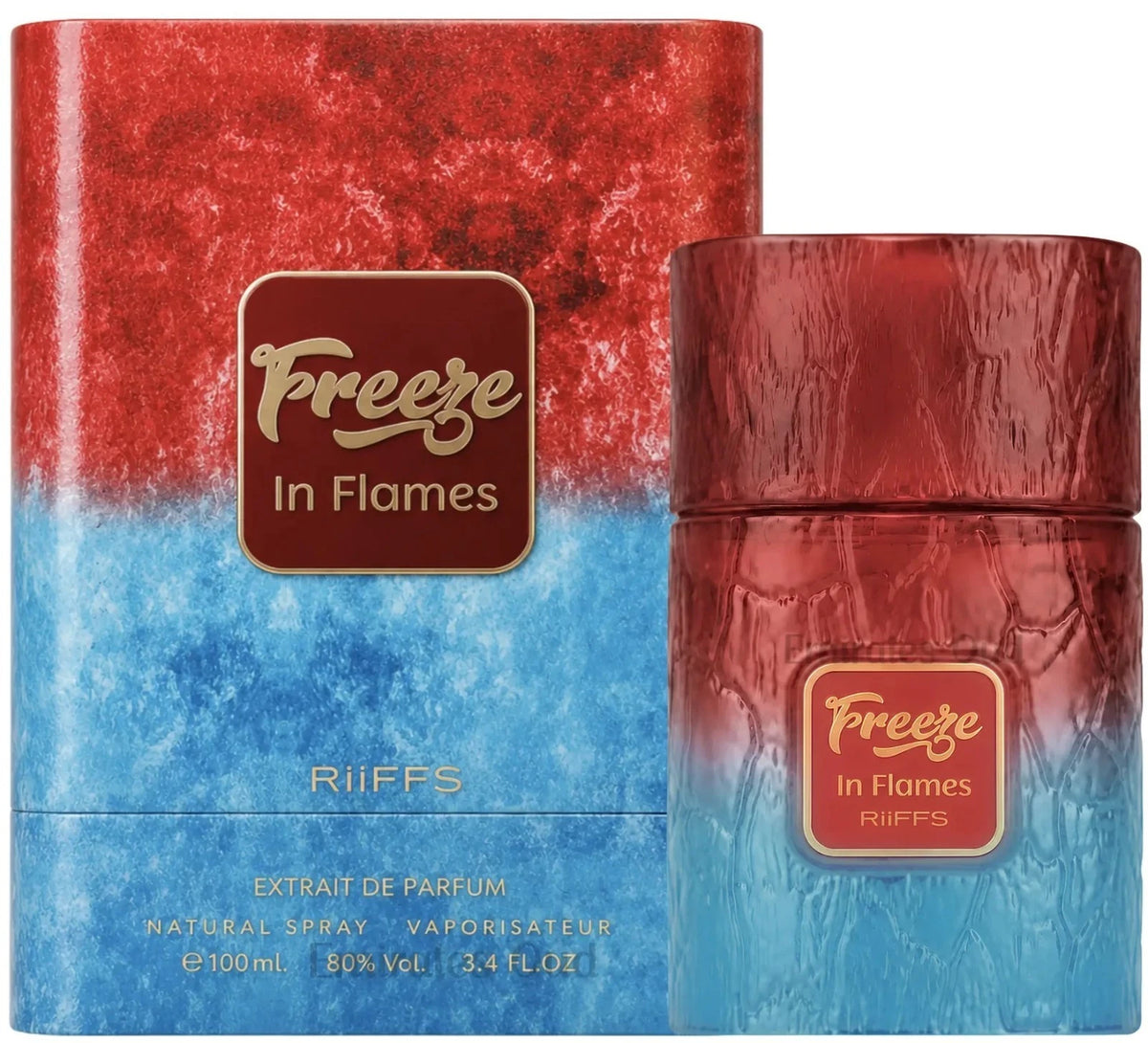 BLOCK36:PROFUMO ARABO RIIFFS  FREEZE IN FLAMES EXTRAIT DE PARFUM 100ML