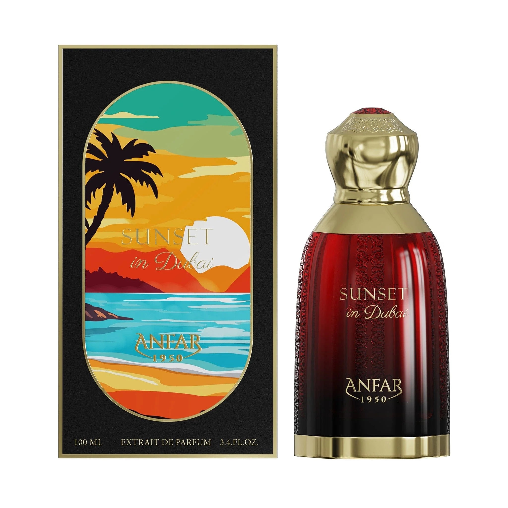 BLOCK36: PROFUMO ARABO Anfar 1950 Sunset In Dubai Extrait De Parfum 100ml